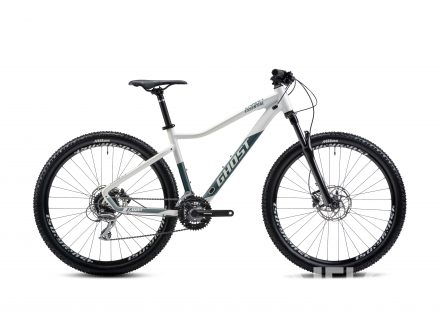 Ghost Lanao Essential 27.5 - Pearl White / Metallic Green Gloss 2022