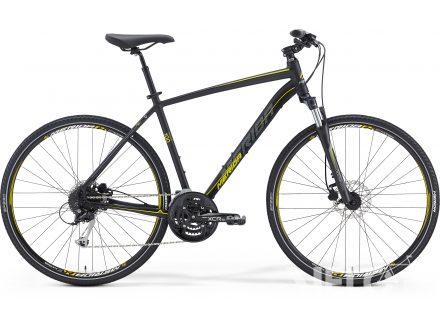 Merida CROSSWAY 100 Matt Black(Yellow/Grey) 2016