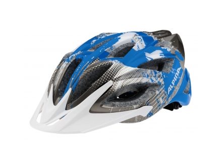 přilba Alpina Skid 2.0 darksilver-cyan-white
