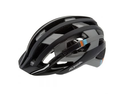 přilba Alpina e-Helm Deluxe black-darksilver-reflective