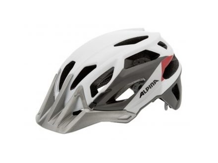 přilba Alpina Garbanzo white-titanium-red