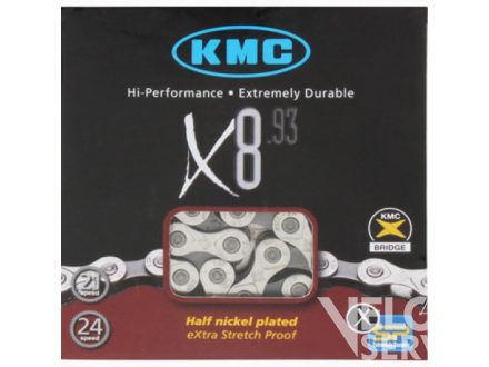 řetěz KMC X-8-93 stříbrný