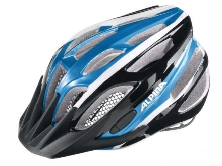 přilba Alpina FB Junior 2.0 black-white-blue
