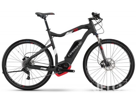 Haibike XDURO Cross 3.0 He 500Wh 11-r. titan/bílá/červená 2017