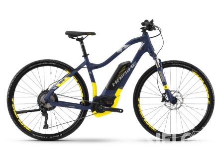 Haibike SDURO Cross Da 7.0 500Wh Bosch modrá/žlutá/stríbrná mat 2018
