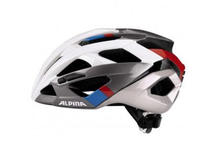 přilba Alpina Valparola RC white-darksilver-blue-red