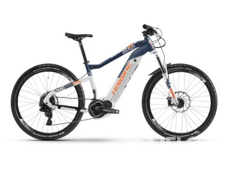 Haibike SDURO HardNine 5.0 i500Wh 11-r. NX 19HB bílá /modrá/ oranžová