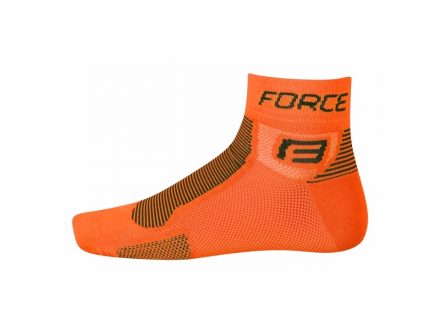 Foto - Ponožky FORCE 1 oranžovo-černé
