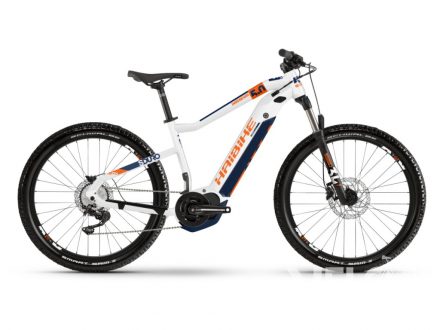 Haibike SDURO HardSeven 5.0 i500Wh 10-r. Deore20 HB YSTS bílá/oranžová/modrá 2020