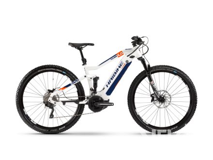 Haibike SDURO FullNine 5.0 i500Wh 20-r. XT20 HB YSTS bílá/oranžová/modrá 2020