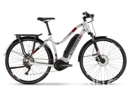 Haibike SDURO Trekking 2.0 dámské 500Wh 10G Deo. 20 HB YSTS stríbrná/cerná/cervená 2020