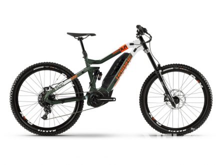 Haibike XDURO Dwnhll 8.0 500Wh 11-r. GX20 HB YX2S zelená/bílá/oranžová 2020