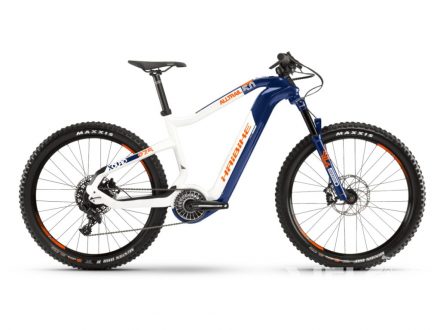 Haibike XDURO AllTrail 5.0 i630Wh 11-r. NX19 HB Flyon modrá/bílá/oranžová 2020