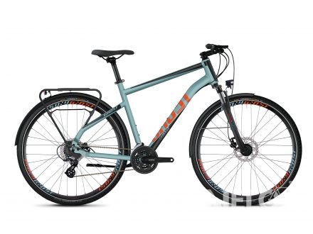 Ghost SQUARE TREKKING 2.8 AL - River Blue / Jet Black / Monarch Orange 2020