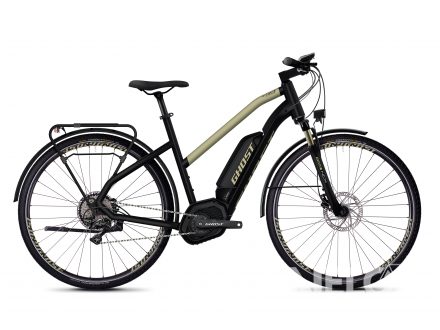 Ghost HYBRIDE SQUARE TREKKING B5.8 LADIES AL - Jet Black / Ext Gold 2020