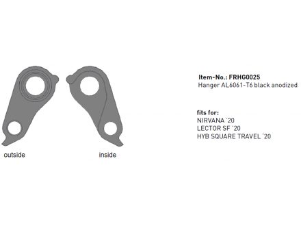 Patka rámu GHOST Nirvana/Lector SF